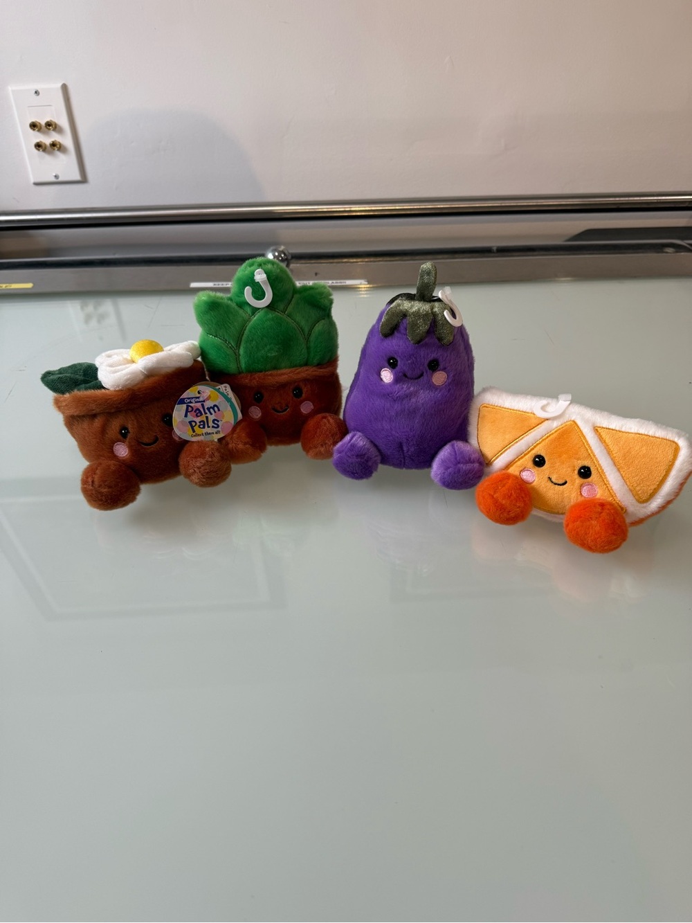 Aurora World Palm Pals Garden Plant & Veggie Plush Lot Set of 4